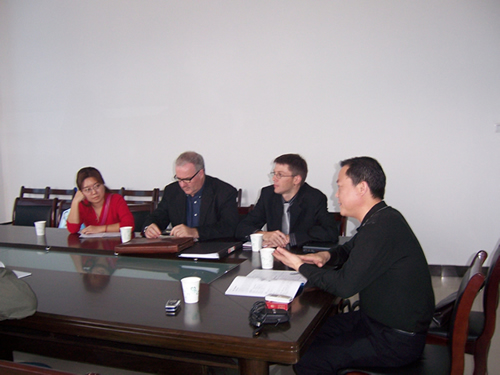 英國Gooch & Housego公司副總經理Paul先生和銷售經理Rob先生訪問我司