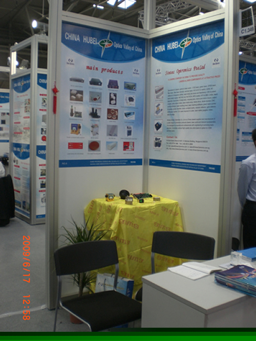 參加2009德國慕尼黑激光展